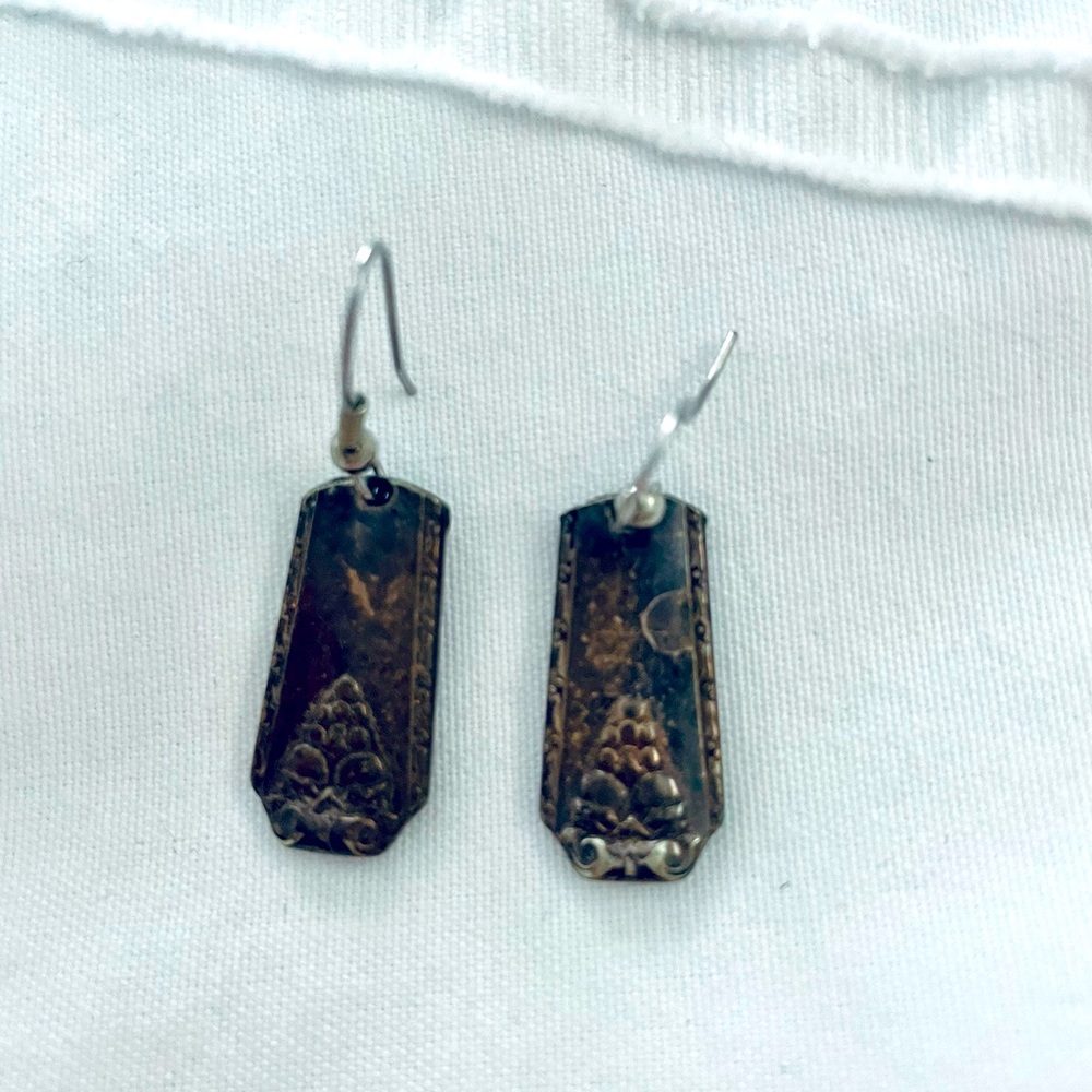 Silver Spoon Earrings